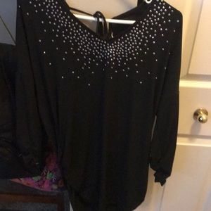 NWT TORRID Black Bling Shirt plus size 1